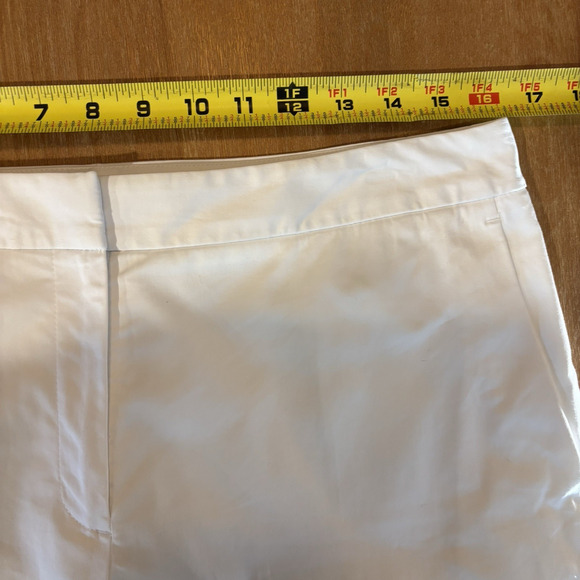 Brooks Brothers Bermuda Shorts Women 10 Country Club White Tennis Prep Lined 9in - Picture 9 of 16